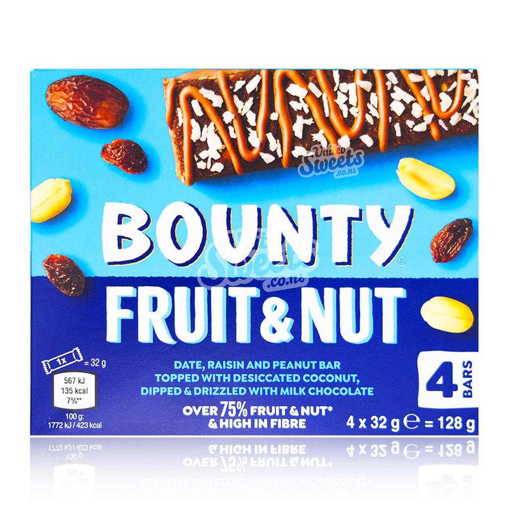 Bounty Fruit & Nut 4 Pack (UK Made)