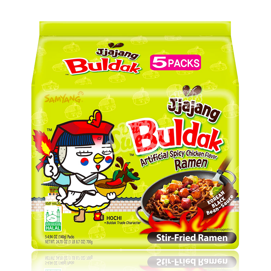 Buldak (Samyang) Ramen Noodles Hot Chicken Jjajang 650g 5PK