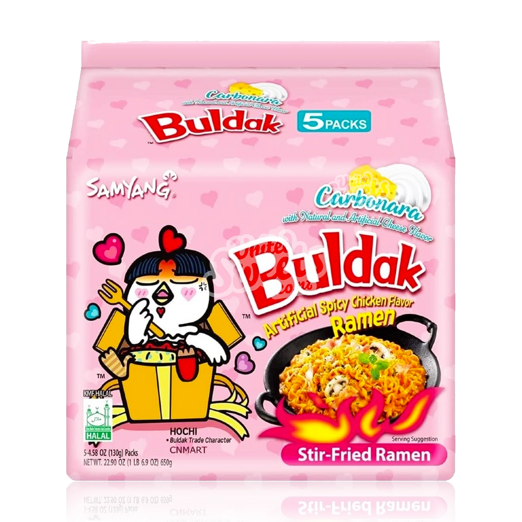 Buldak (Samyang) Ramen Noodles Hot Chicken Carbonara 650g 5PK