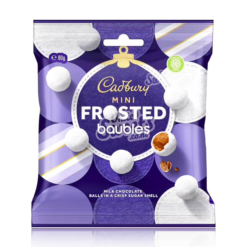 Cadbury Mini Frosted Baubles 80g