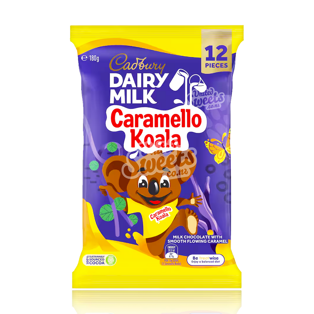 Cadbury Dairy Milk Caramello Koala 12 Pack 180g