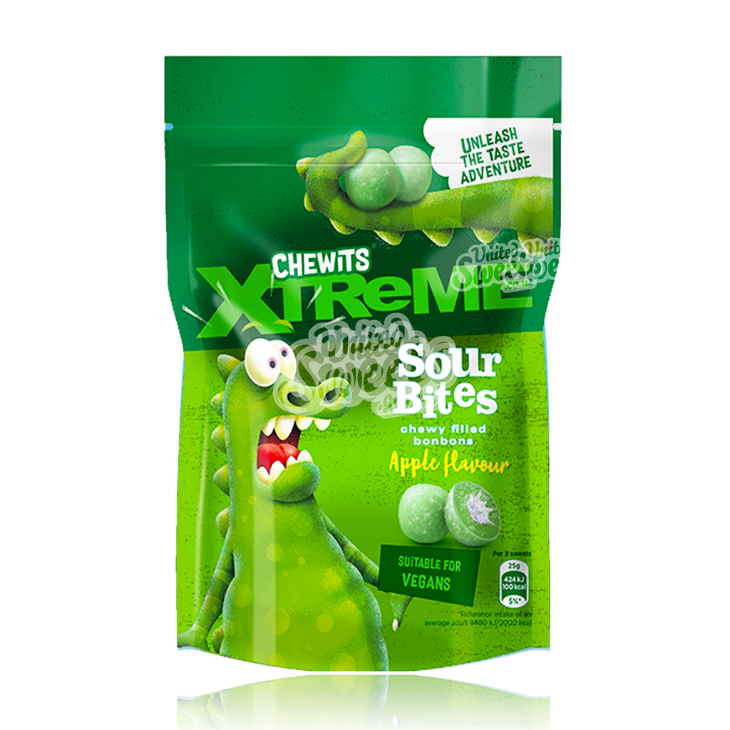 Chewits Sour Bites Xtreme 115g Apple (UK)