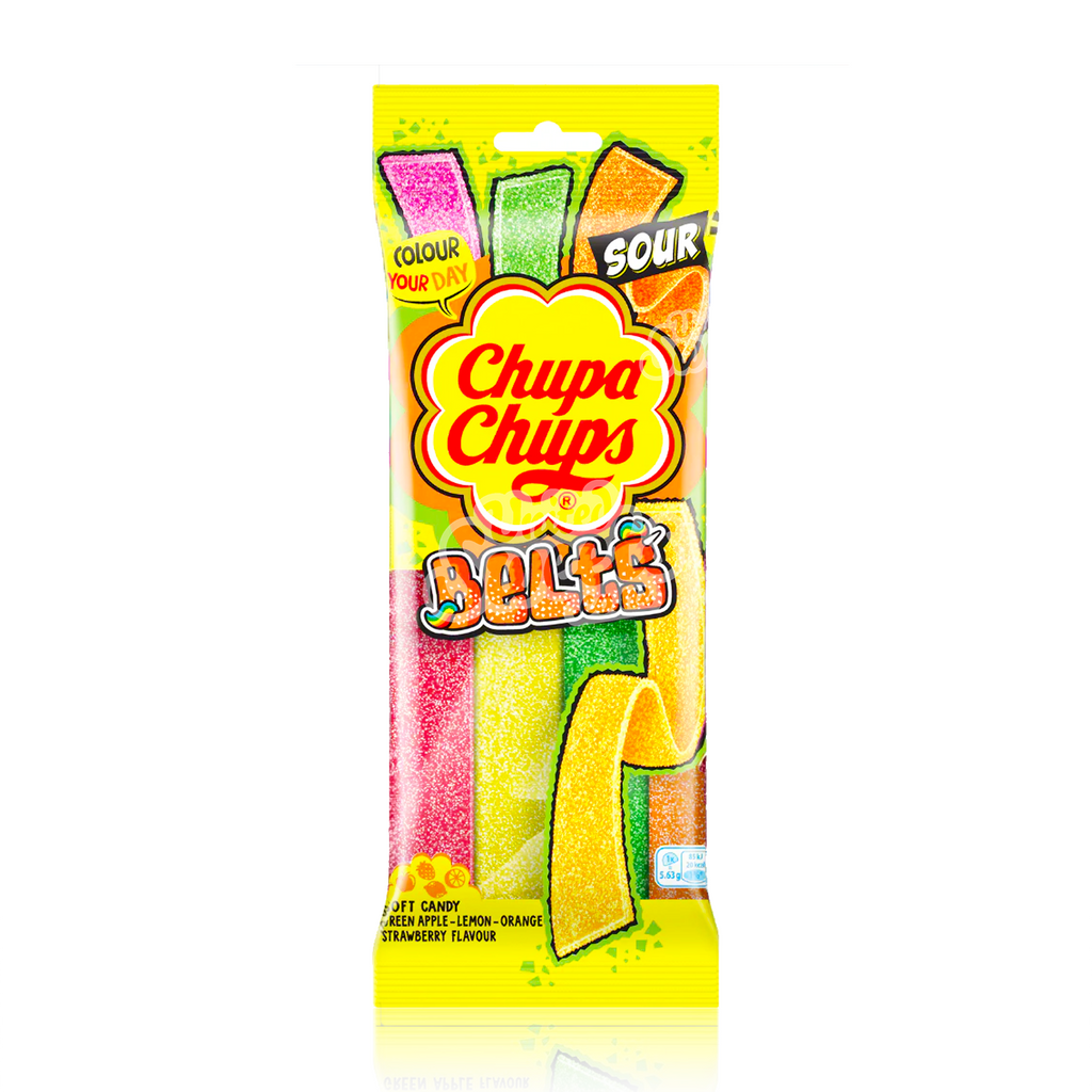 Chupa Chups Sour Belts Mixed 90g