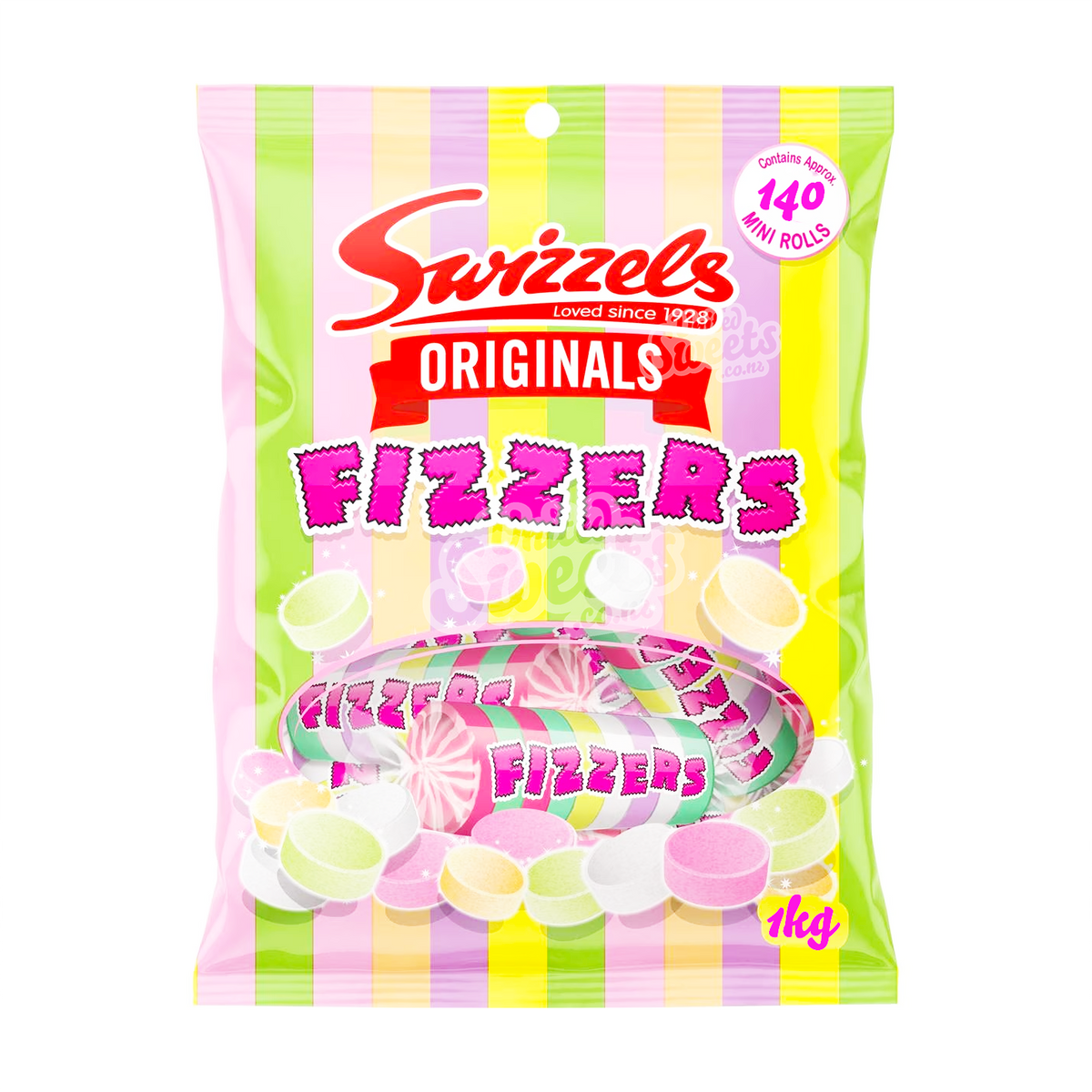 Swizzels Fizzers Original JUMBO PACK 1kg (UK Made) – United Sweets