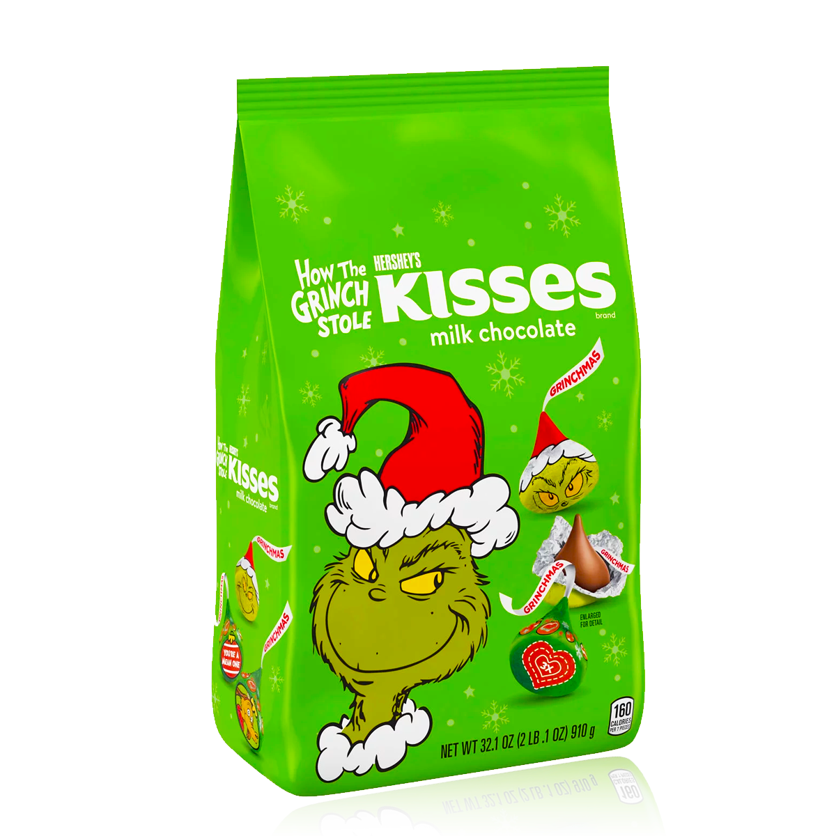 Hershey's How The Grinch Stole Kisses Limited Edition XL Bag 910g ...