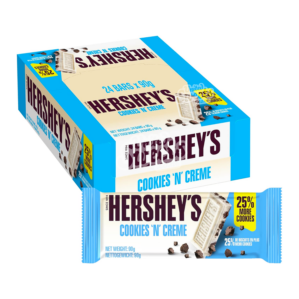 Hershey's Cookies & Creme 90g 24 PACK