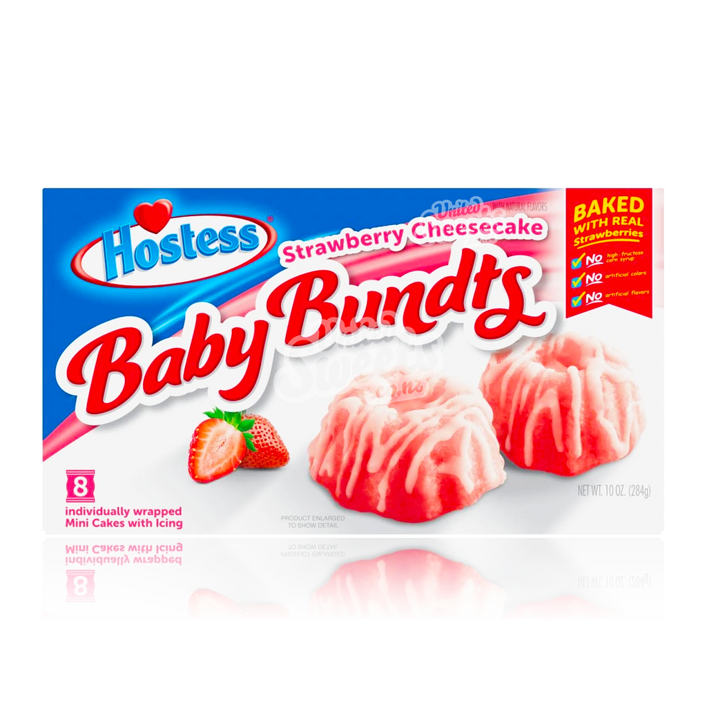 Hostess Baby Bundts Strawberry Cheesecake 8 Pack