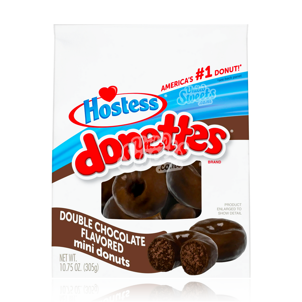 Hostess Donettes Double Chocolate Mini Donuts 305g