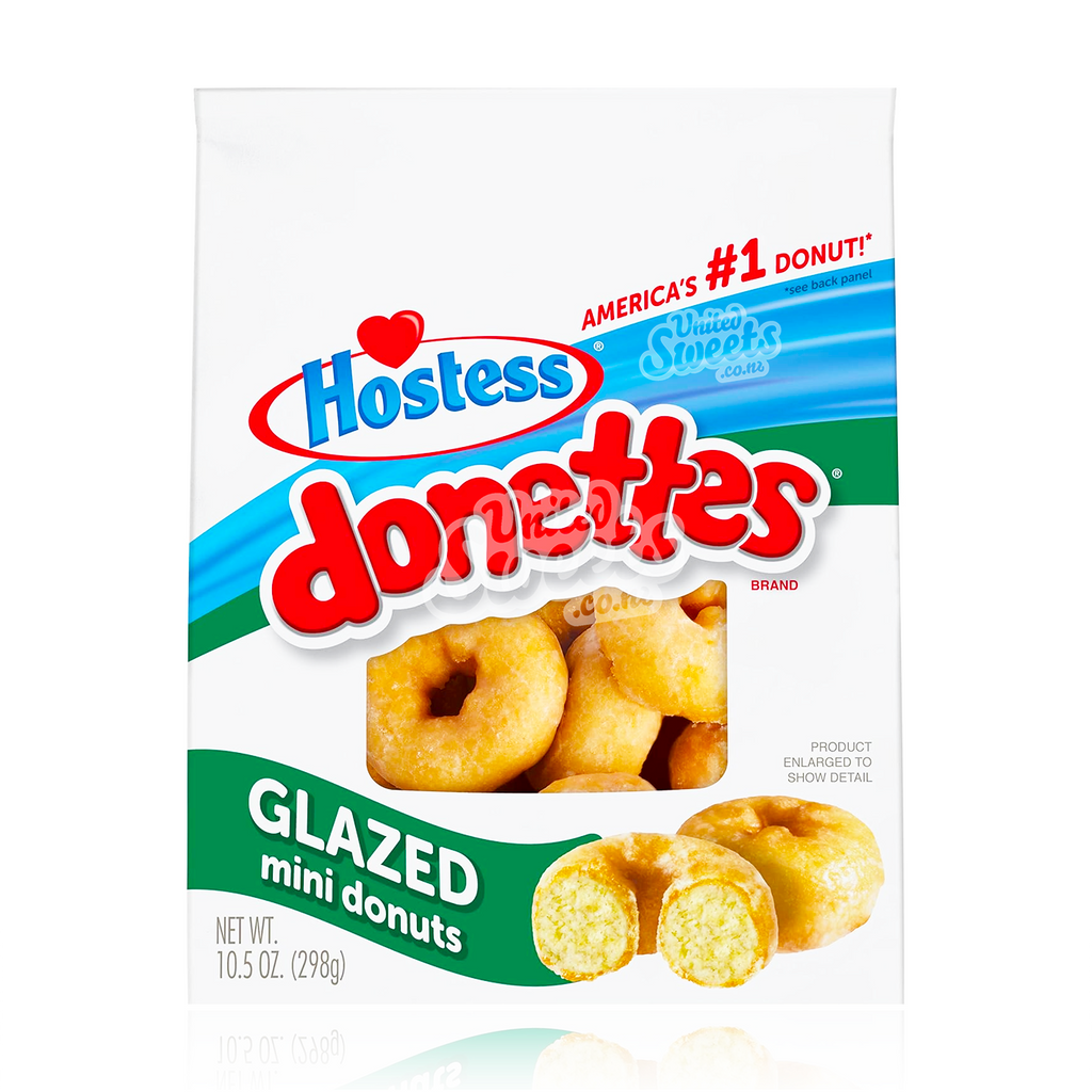 Hostess Donettes Glazed Mini Donuts 298g