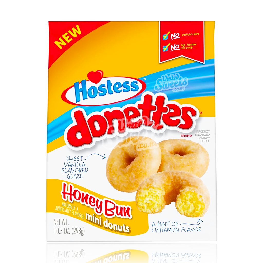 Hostess Donettes Honey Bun Mini Donuts 298g