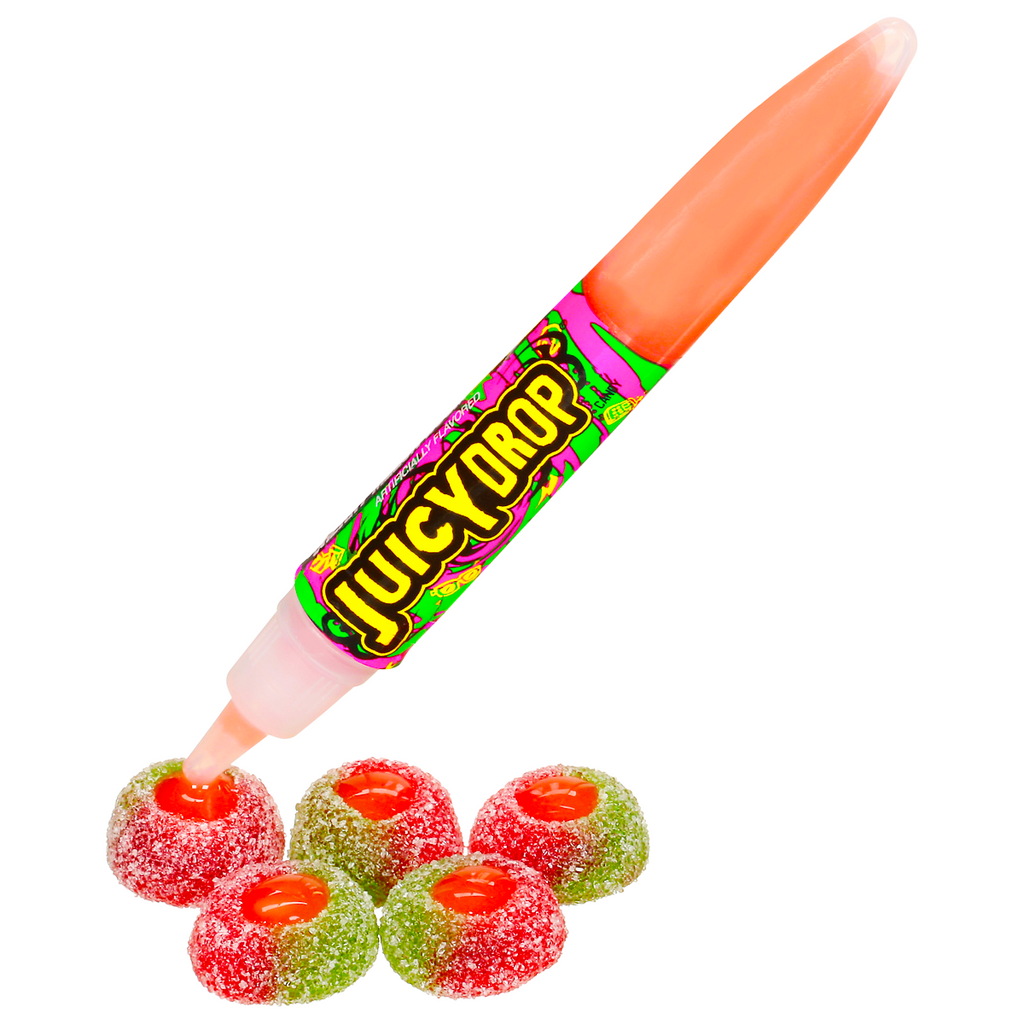 Juicy Drop Gummies And Sour Gel Pen 57g Bb 032024 United Sweets 