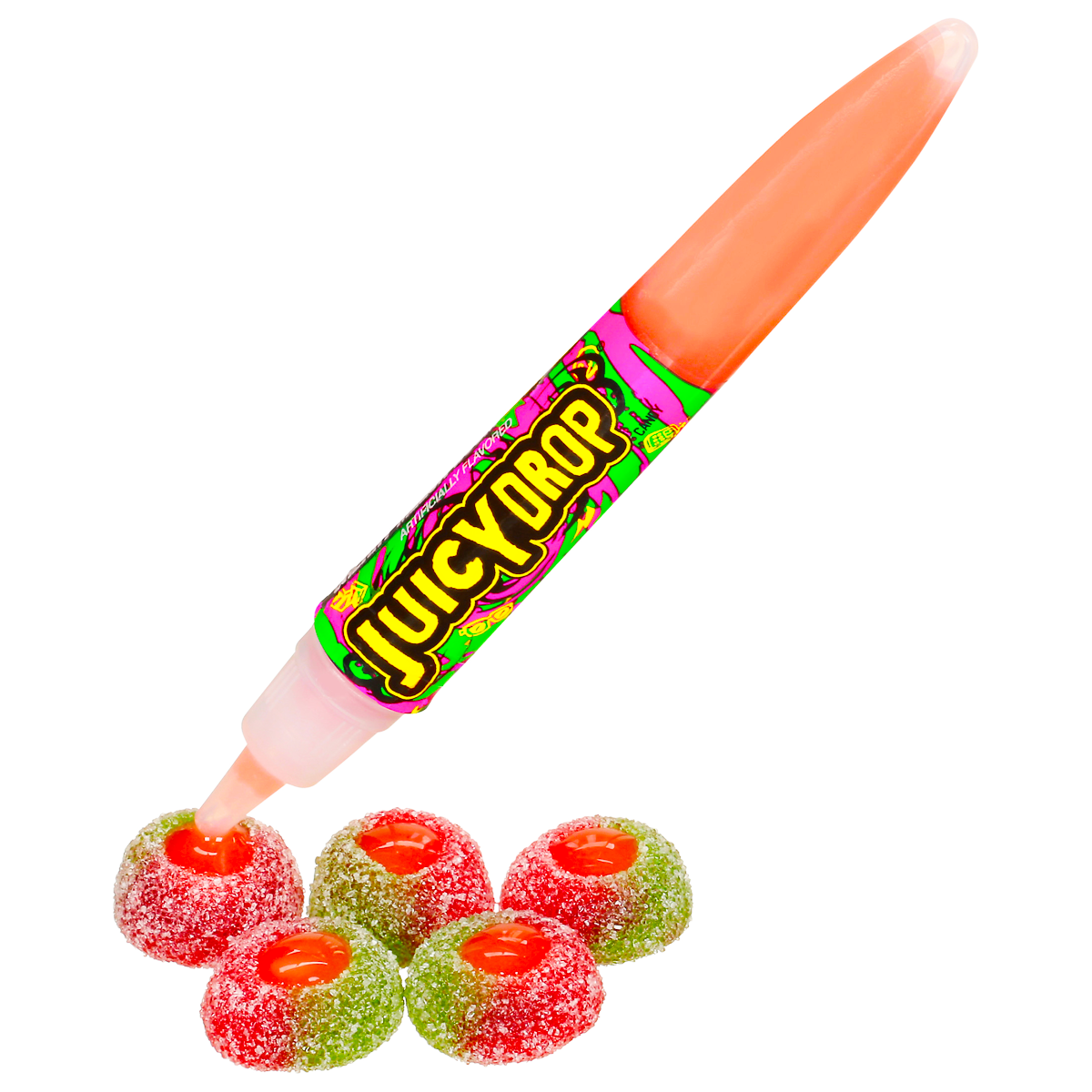 Juicy Drop Gummies And Sour Gel Pen 57g United Sweets 