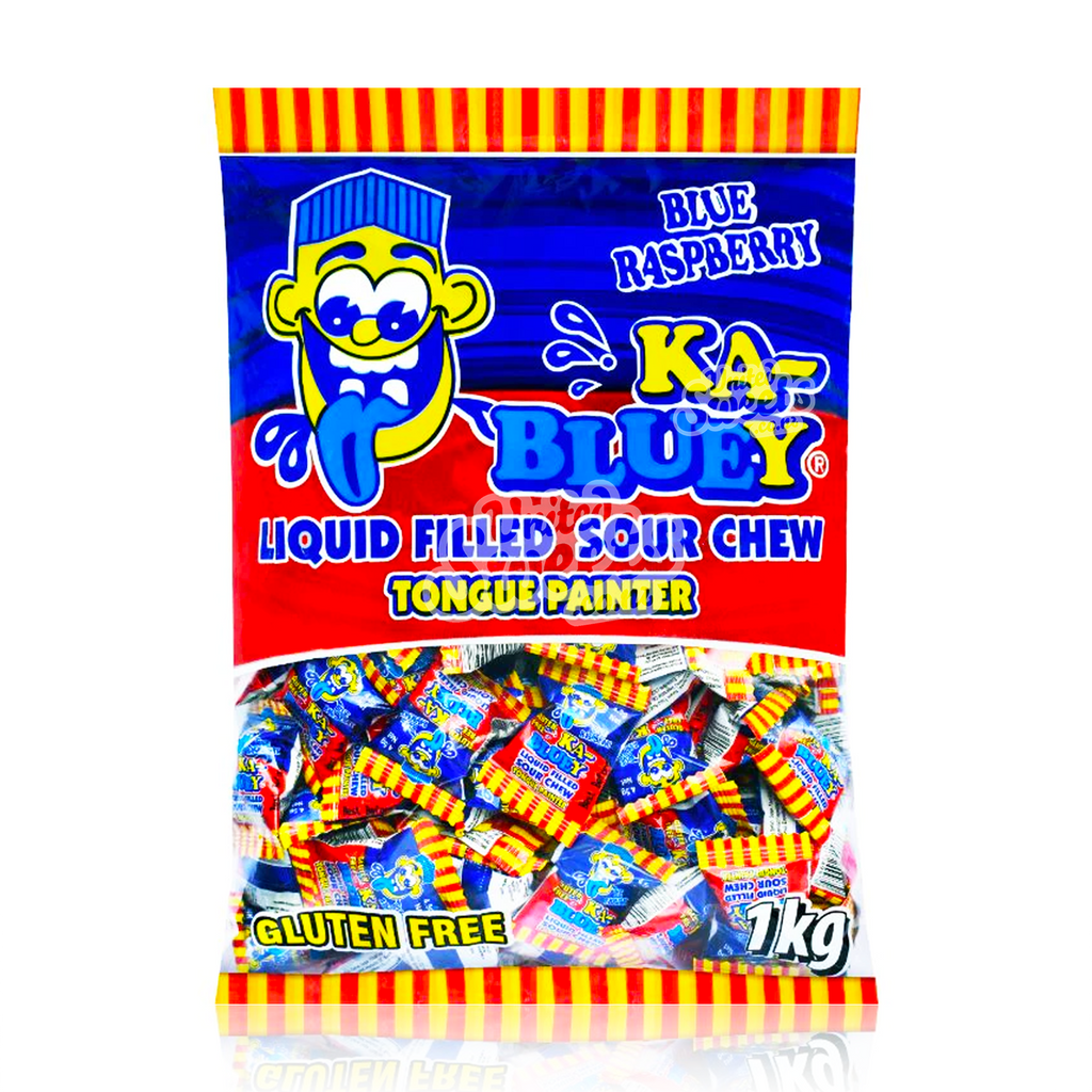 KA-Bluey - Liquid Filled Sour Chew 1kg (222 Pieces)