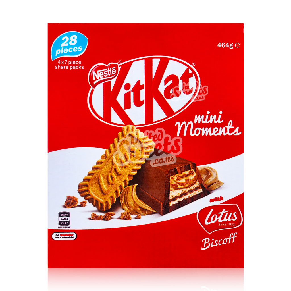 KitKat Mini Moments Biscoff 28 Pieces 464g