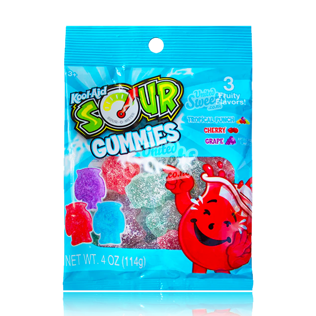 Kool-Aid Sour Gummies Peg Bag 114g