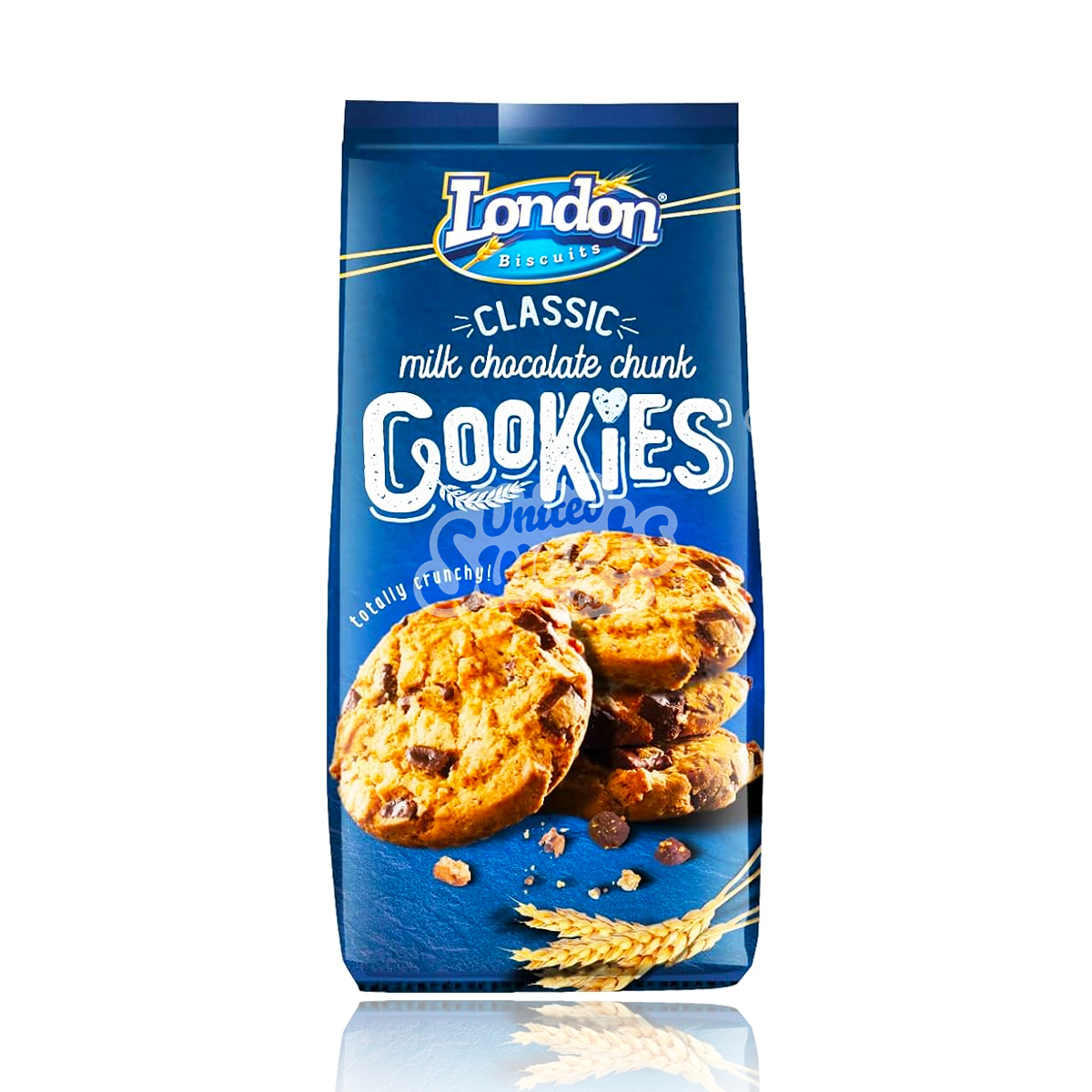 London Biscuits Classic Milk Chocolate Chunk Cookies 160g (UK) (BB: 29 ...