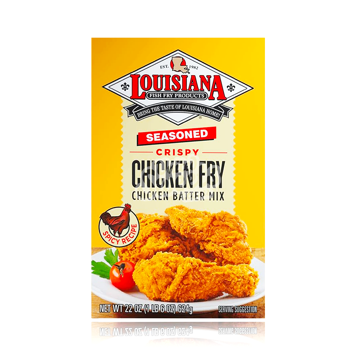 Louisiana Seasoned Fried Chicken Batter Mix 624g – United Sweets