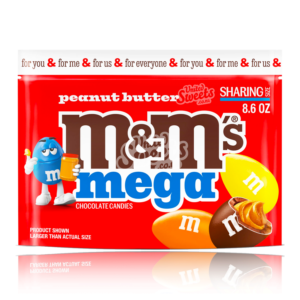 M&M's MEGA Peanut Butter 243.8g (DAMAGED)