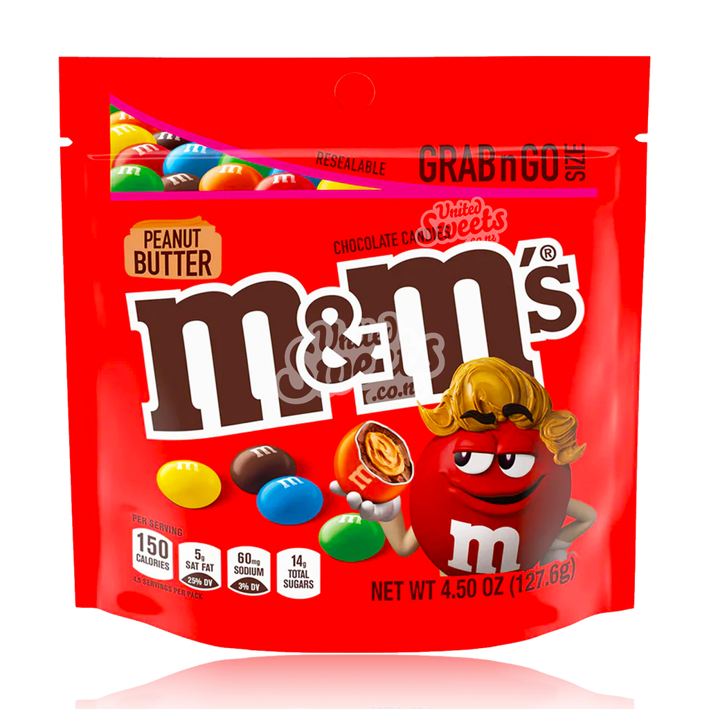 M&M's Peanut Butter Resealable Share 127.6g (BB:03/2025)