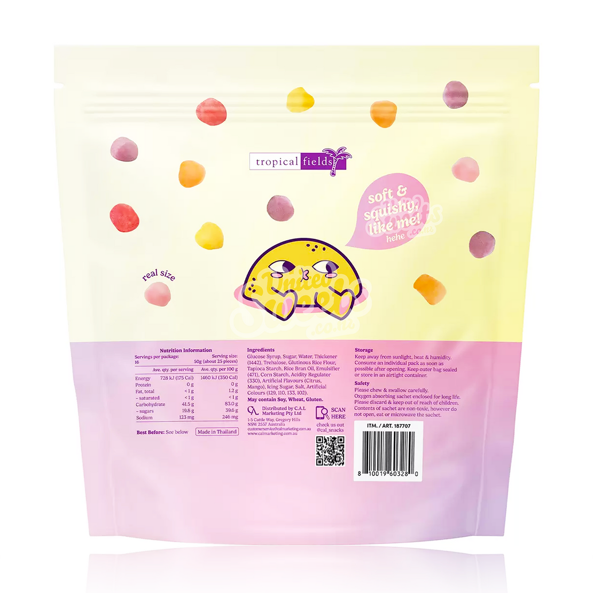 Mini Mochi Gummies (Citrus & Mango) 800g – United Sweets