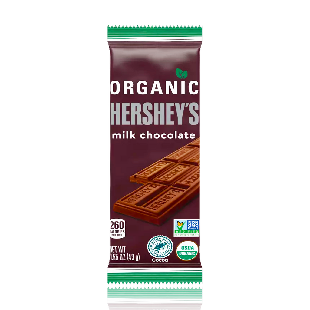 Hershey's Milk Chocolate Organic Bar 43g