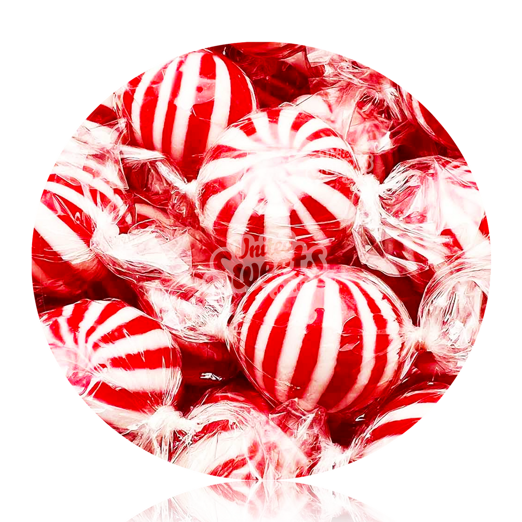 Red and White Mint Balls 500g