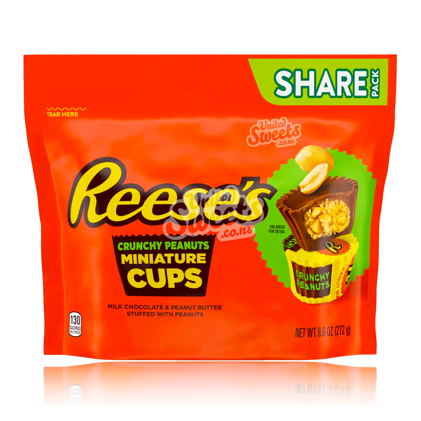 Reeses Miniature Cups with Crunchy Peanuts 272g – United Sweets