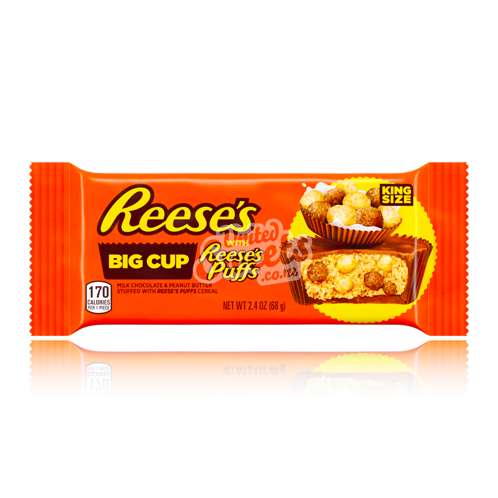 Reese's Peanut Butter Big Cups With PUFFS King Size 68g