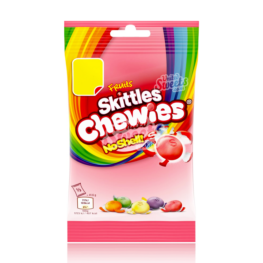 Skittles Chewies (No Shell) 125g (UK Made)