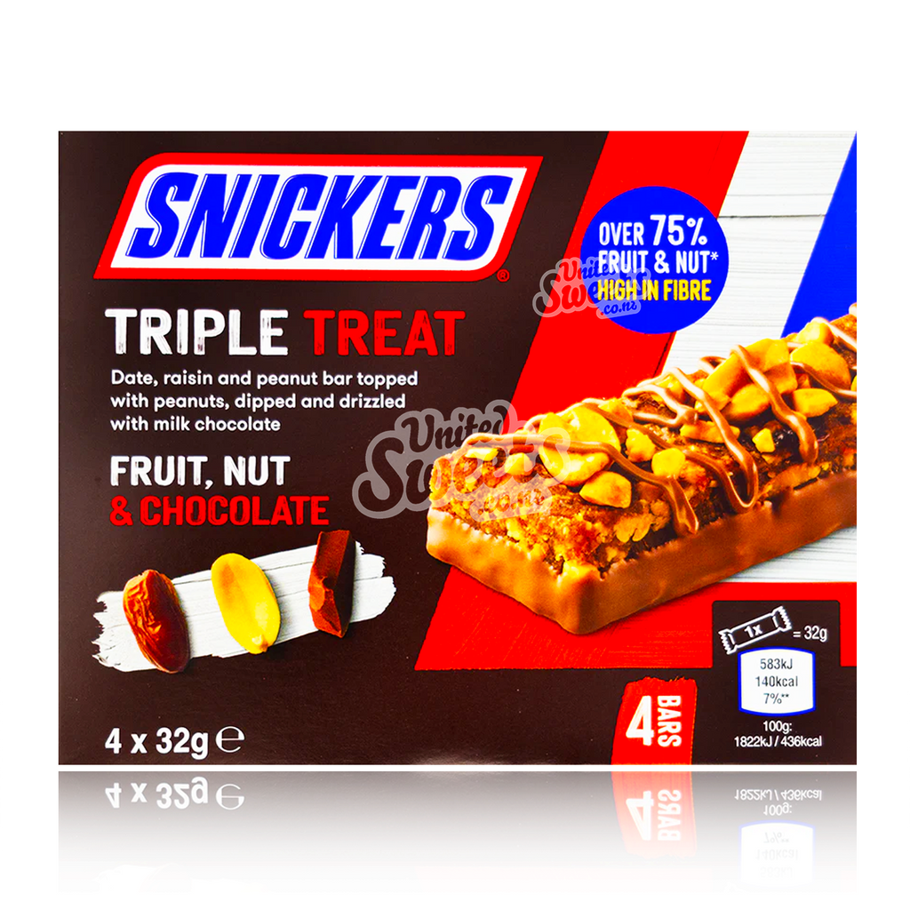 Snickers Fruit & Nut 4 Pack (UK Made)