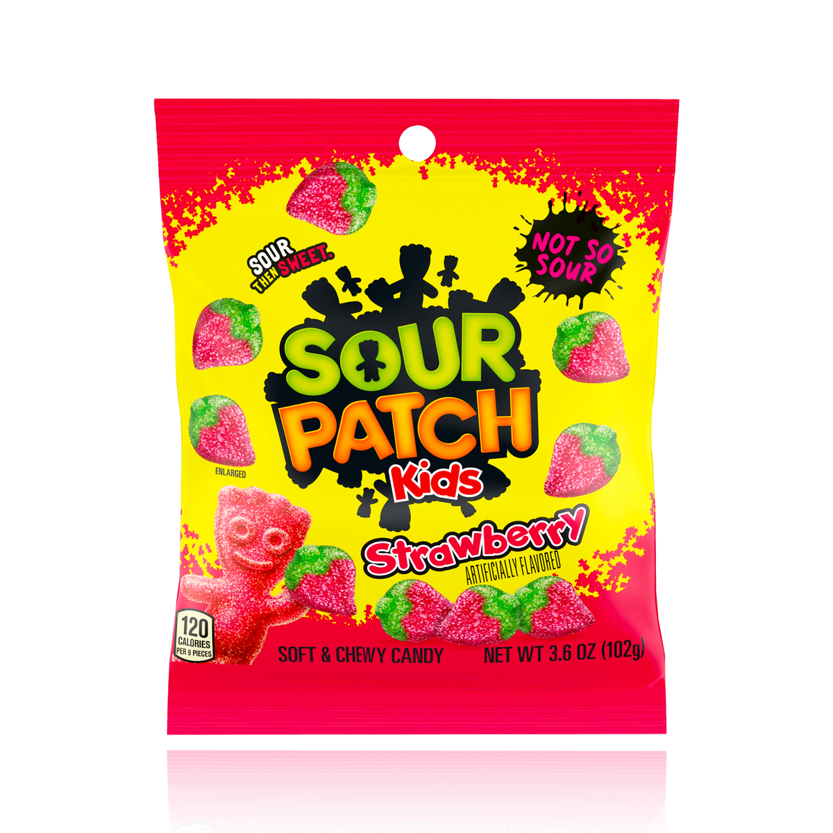 Sour Patch Kids Strawberry Peg Bag 102g – United Sweets