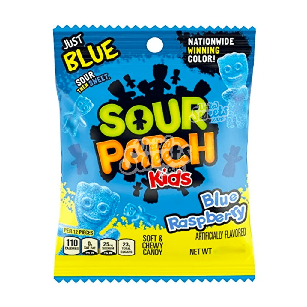 Sour Patch Kids Blue Raspberry Peg Bag 102g (Made in Canada)