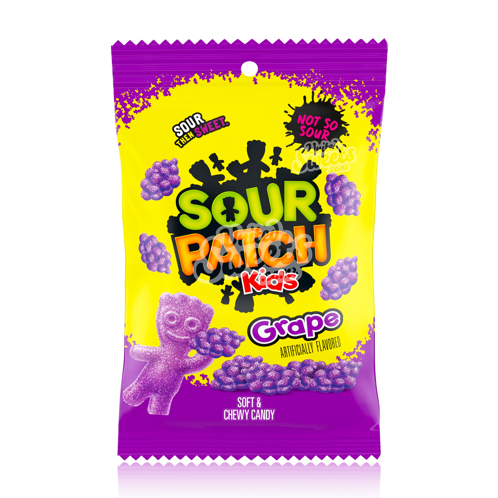 Sour Patch Kids Grape Peg Bag 102g (Made in Canada)