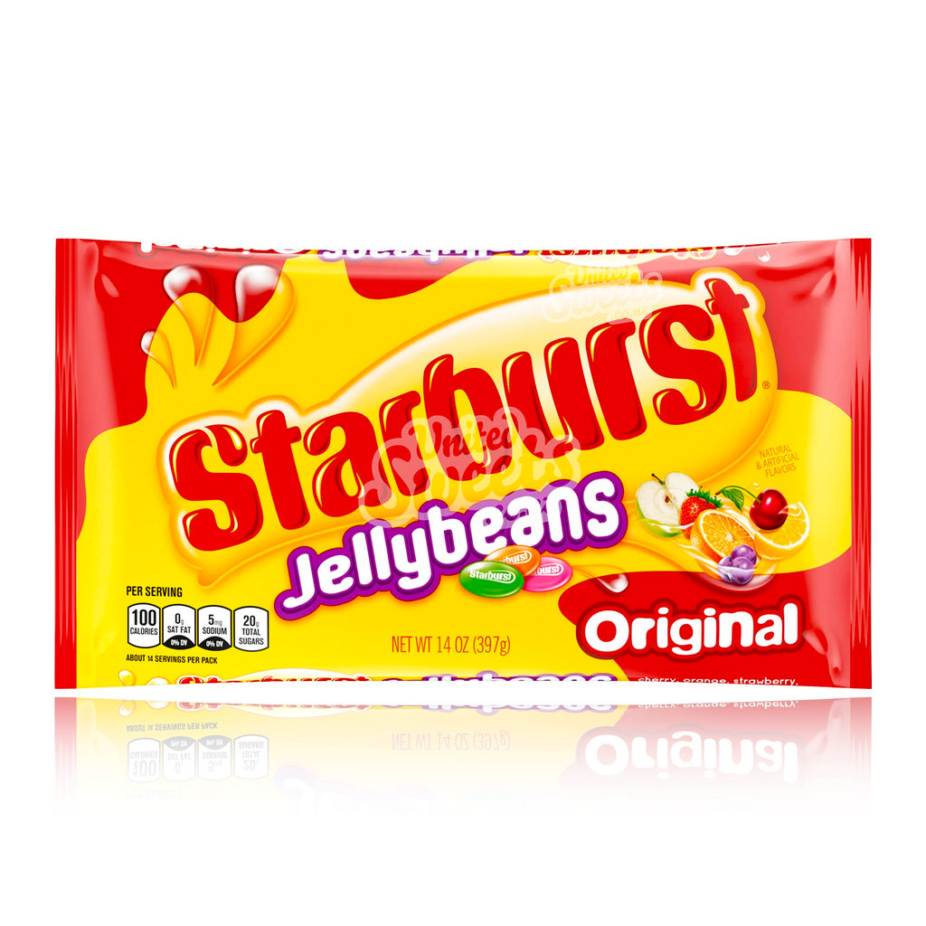 DATED Starburst Original Jelly Beans XXL Bag 396.9g (BB: 11/2024)