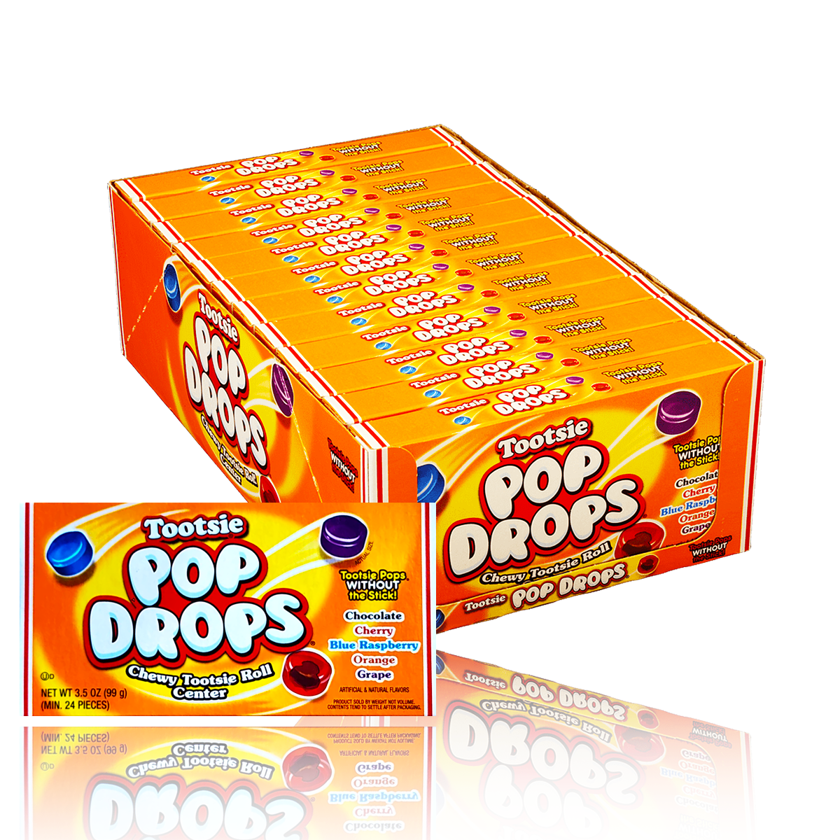 Tootsie Pop Drops Theatre Box 99g 12 Pack – United Sweets