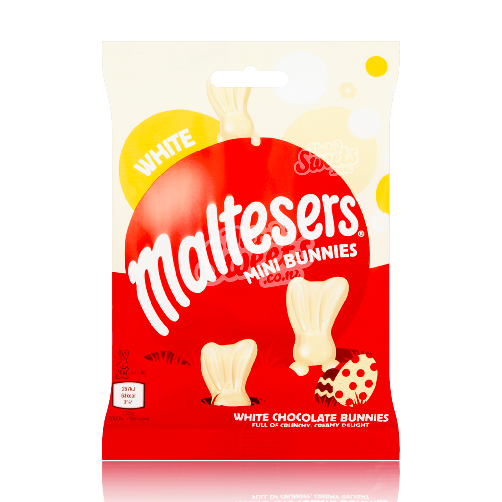 Maltesers Mini Bunnies White Chocolate Bag 58g (UK MADE)