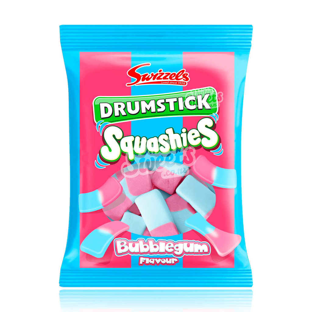 Swizzels Drumstick Squashies Bubblegum 120g (UK Made)