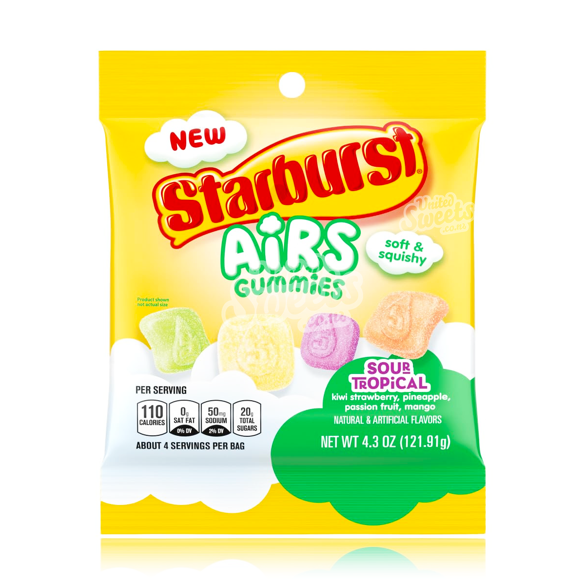 Starburst Airs Gummies - Sour Tropical 121g – United Sweets