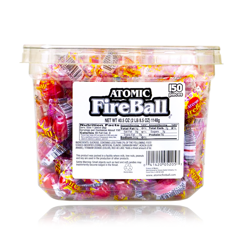 Atomic Fireballs XXL Tub 150 Pieces