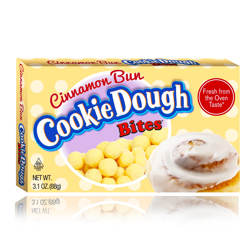 Cookie Dough Bites Cinnamon Bun Theatre Box 88g (Best Before: 19/10/2024)