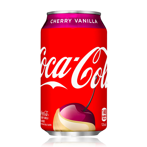 Coke Cherry Vanilla Can Dated