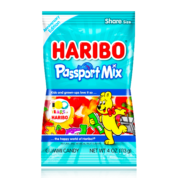 Haribo Passport Mix Peg Bag 113g