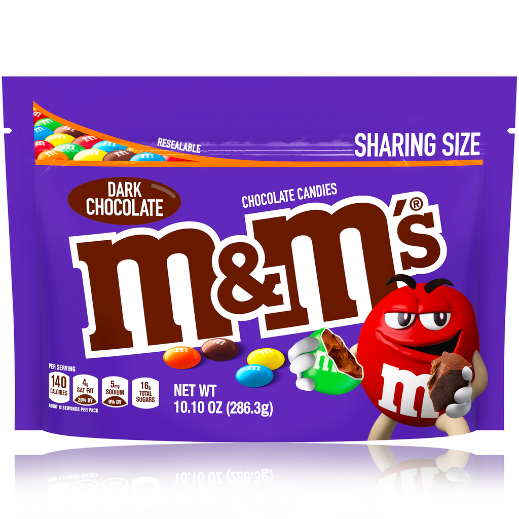 M&M's Dark Chocolate Resealable Share 286g