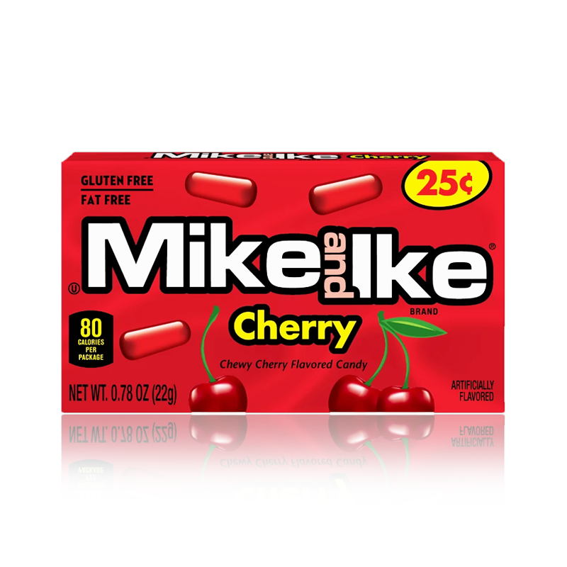 Mike & Ike Cherry Mini Box 22g - Damaged