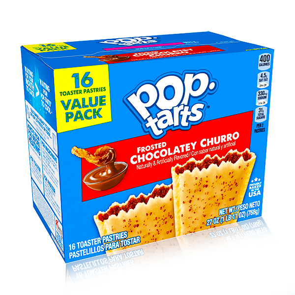 Poptarts Frosted Chocolatey Churro 16 Pack