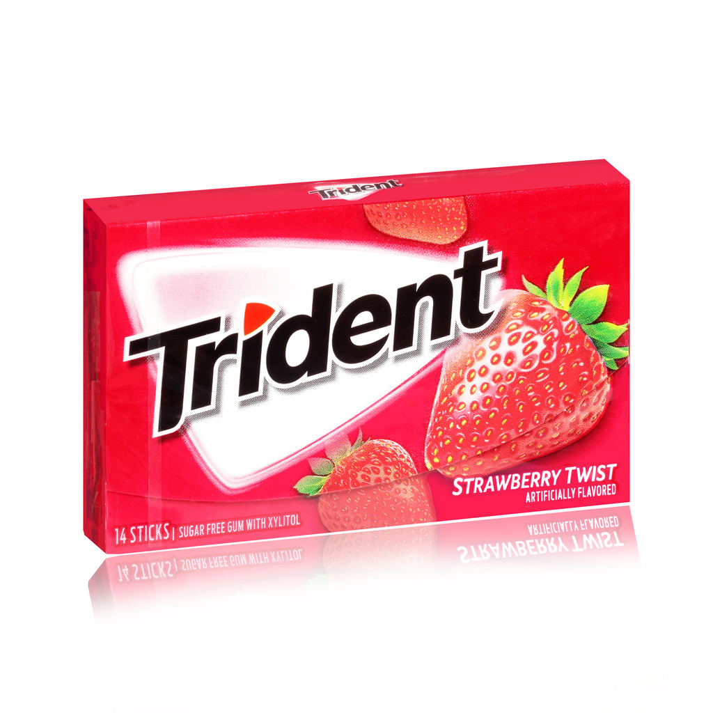 Trident Strawberry Twist Chewing Gum