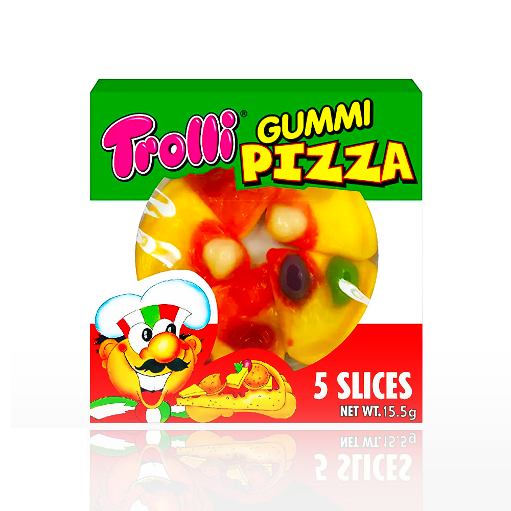 Trolli Gummy Mini Food Range- candy Pizza 15.5g (BB: 12/04/2024)